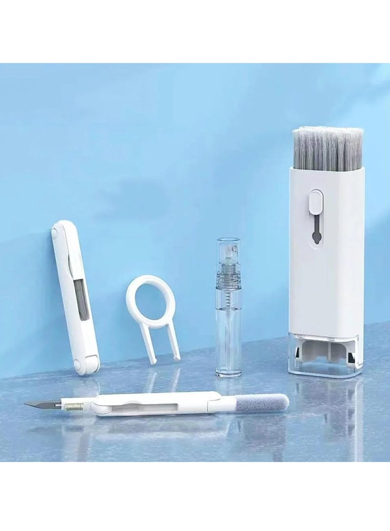 Airpod Cleaner Kit 7 in 1, Multifunctional Keyboard Cleaner Earbud Cleaning Kit Tool with Cleaning Pen for iPhone, Laptop, Tablet, PC Screen, Keyboard, Bluetooth Earphones - Image 5