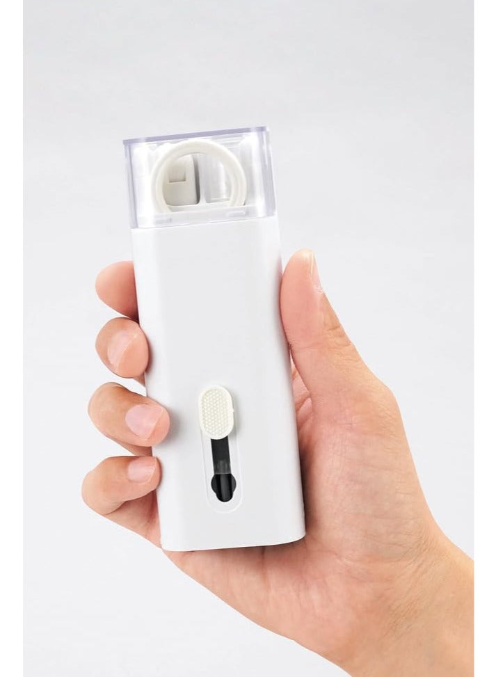 Airpod Cleaner Kit 7 in 1, Multifunctional Keyboard Cleaner Earbud Cleaning Kit Tool with Cleaning Pen for iPhone, Laptop, Tablet, PC Screen, Keyboard, Bluetooth Earphones - Image 4