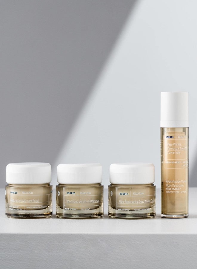 KORRES White Pine Restorative Overnight Facial Cream, Night Face Moisturizer for Mature Skin with Meno Reverse Technology and Retinol Alternative, Smoothing and Hydrating Cream for Women, 1.35 Fl Oz - Image 5