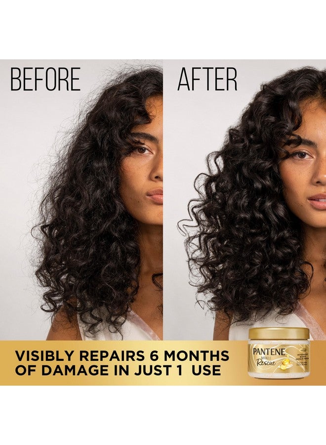 Pantene Pantene Miracle Rescue Hair Mask, Intensive Bond Repair with Melting Pro-V Pearls, Melts Away Damage, Builds Bonds, Strengthens Against Damage, Deep Conditioning for Dry Damaged Hair, 10.1 fl oz  - Image 3