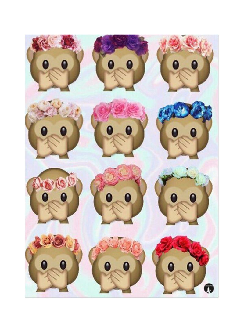 RKN Emojis Mouse Pad Brown