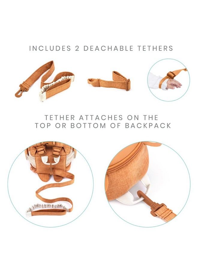 Lulyboo Boo Toddler Backpack With Leash Safety Harness And Tether Monkey  - Image 3