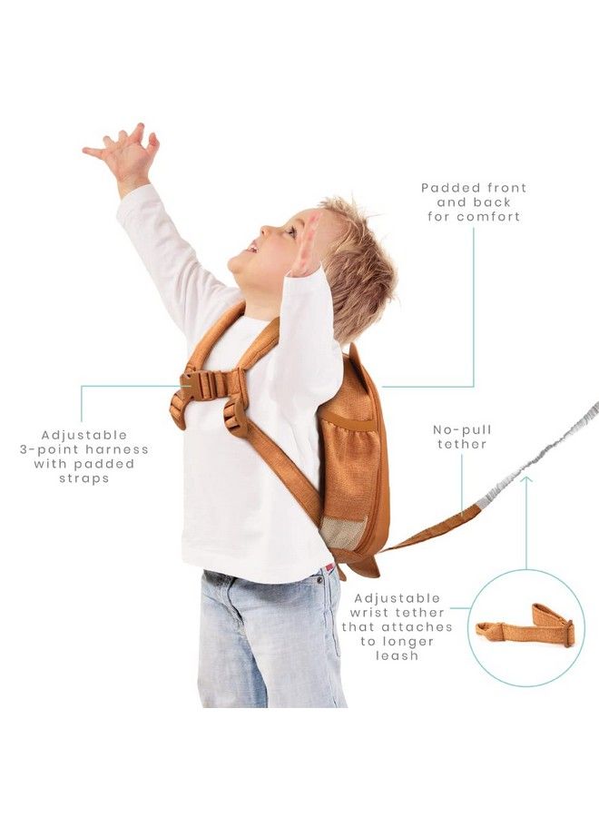 Lulyboo Boo Toddler Backpack With Leash Safety Harness And Tether Monkey  - Image 4