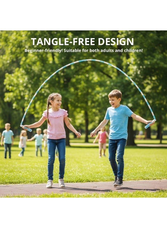 السعي للأفضل حبل قفز متين، حبات ناعمة من السيليكون، بدون عقد، قابل للتعديل بحرية، مناسب للأطفال والرجال والنساء - Image 3
