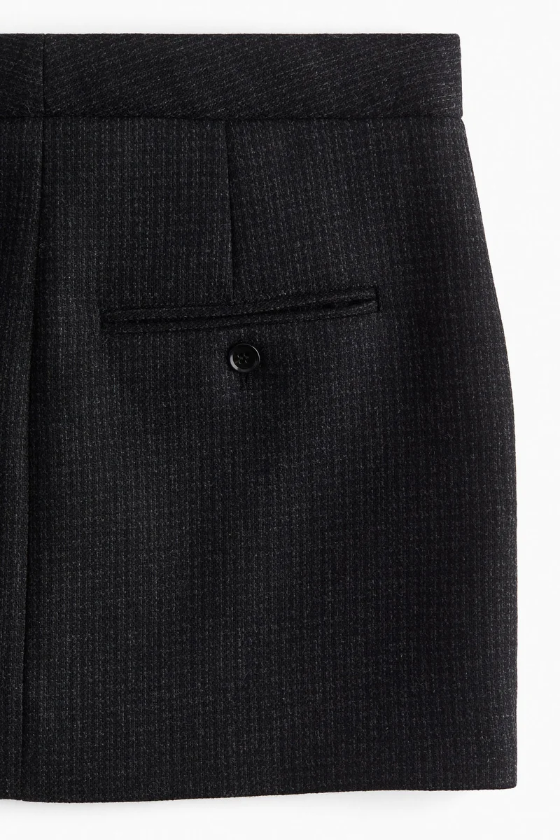 H&M Wool-blend tailored mini skirt