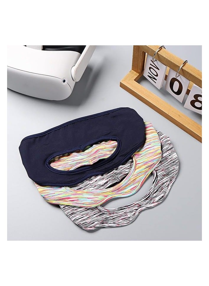 KASTWAVE VR Eye Mask,Cover Breathable Sweat Band Designed Adjustable Sizes,Home VR Headsets Virtual Reality Headset Cell Phone VR Accessories for VR Workouts Use(3pcs) - Image 3
