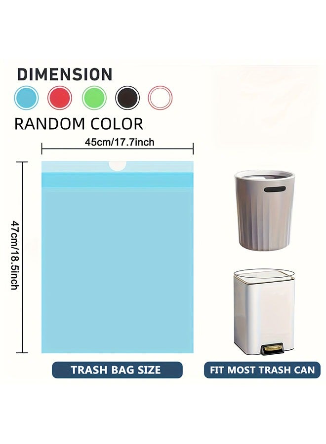 90 pack 4-gallon dustbin cover bag strong household kitchen garbage bag, kitchen and bathroom use drawstring odorless small garbage bag, durable disposable garbage bag (random color) - Image 3