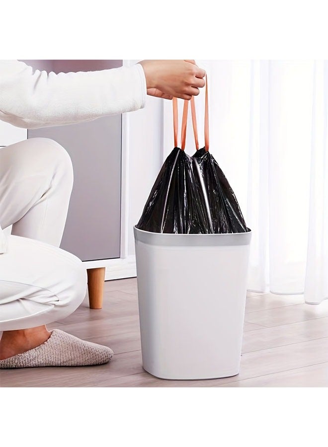 90 pack 4-gallon dustbin cover bag strong household kitchen garbage bag, kitchen and bathroom use drawstring odorless small garbage bag, durable disposable garbage bag (random color) - Image 4