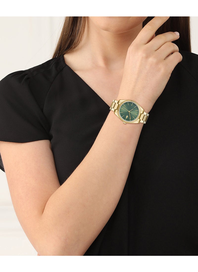 LACOSTE LACOSTE ROUND ANALOG WOMEN'S GREEN CASE WATCH - 2001403  - Image 4