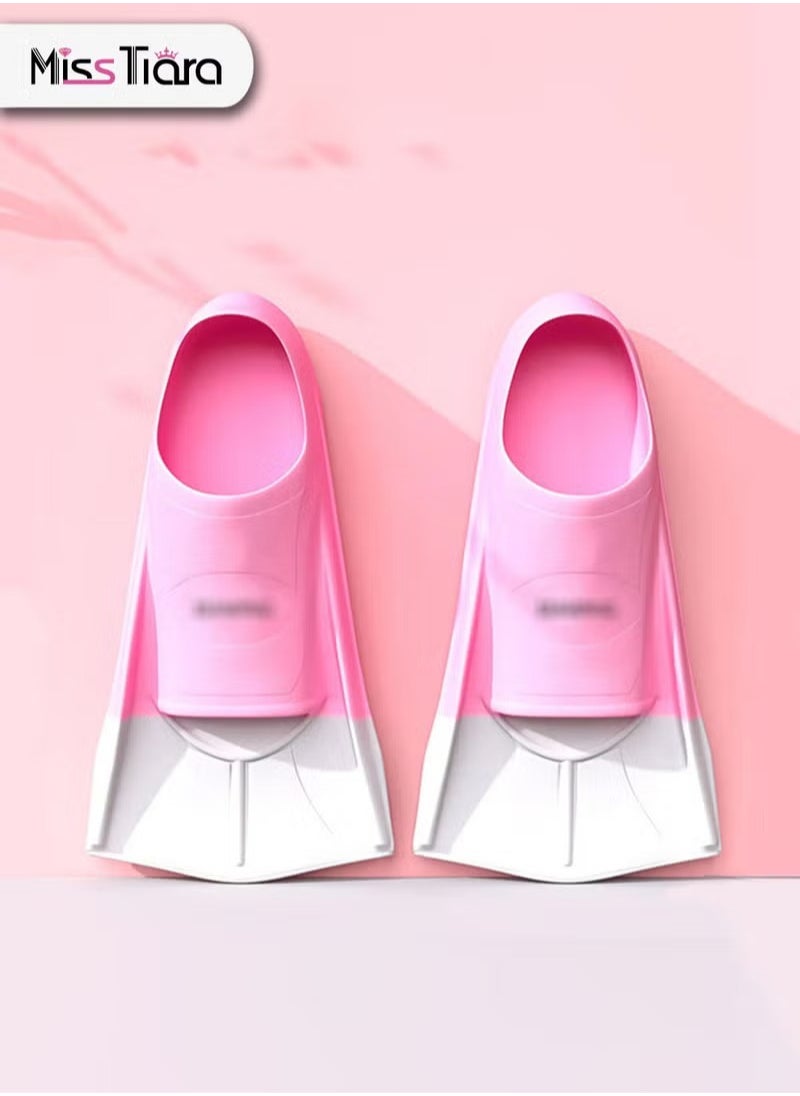 MissTiara Swim Training Fins Silicone Swimming Fins for Kids Teens Adults Women Men  - Image 1