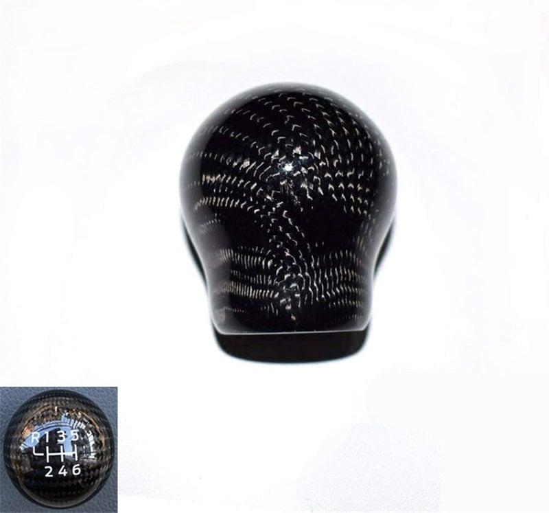 QASULER Carbon Fiber Gear Shift Knob for Subaru - Image 2
