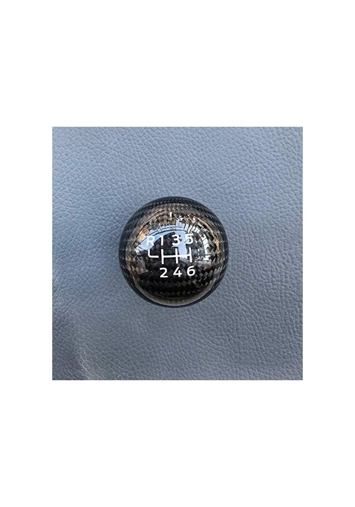 QASULER Carbon Fiber Gear Shift Knob for Subaru - Image 3