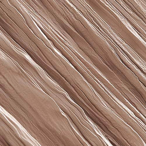 No. 918 Odelia Distressed Velvet Semi-Sheer Tab Top Curtain Panel, 50" x 84", Blush Pink - Image 3