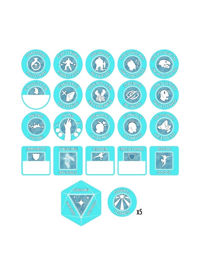 Gale Force Nine Paladin Token Set Multicolor - Image 4