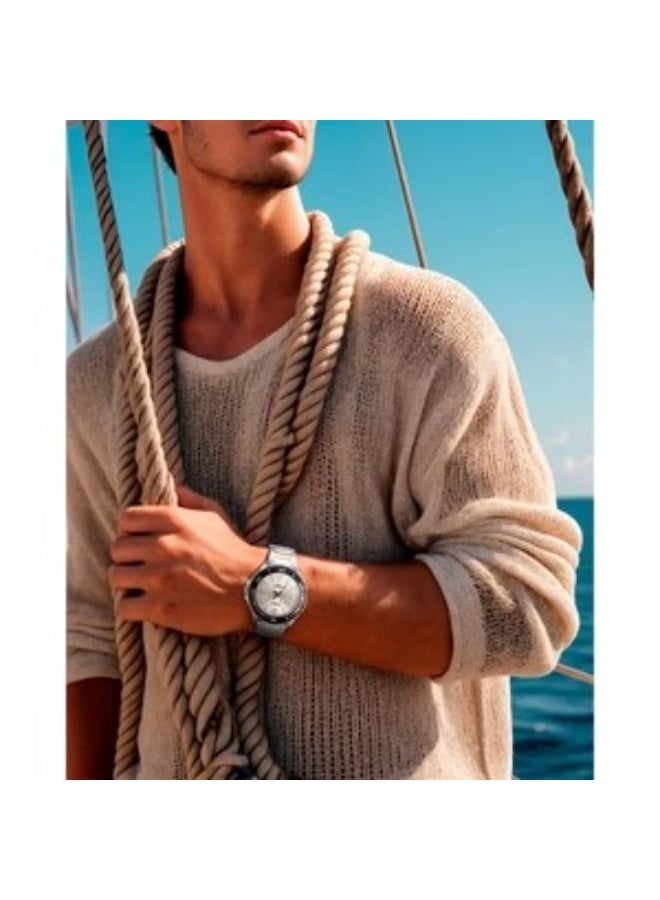 CASIO Analog Men’s Watch MTD‑125D‑7AVDF, 45.6 mm Silver Dial & Stainless Steel Band, 100 m WR - Image 5