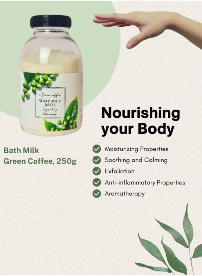 Soap&Friends Soap&Friends Green Coffee Slimming Goat Milk Bath - 250g  - Image 3
