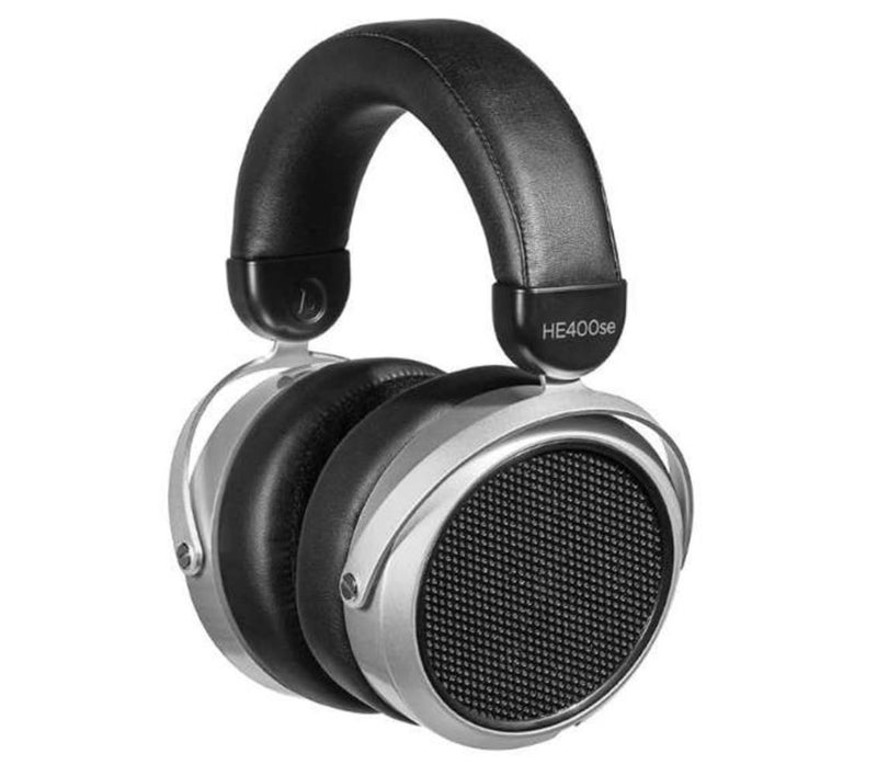 HIFIMAN HE400se HiFi Headphones for Mobile Use with Stealth Magnet Technology, Silver, Adjustable - Image 1