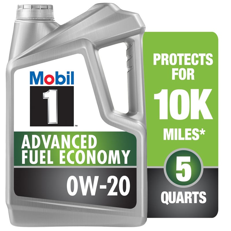 Mobil 1 Advanced Fuel Economy Full Synthetic Motor Oil 0W20 5 Quart - Image 2