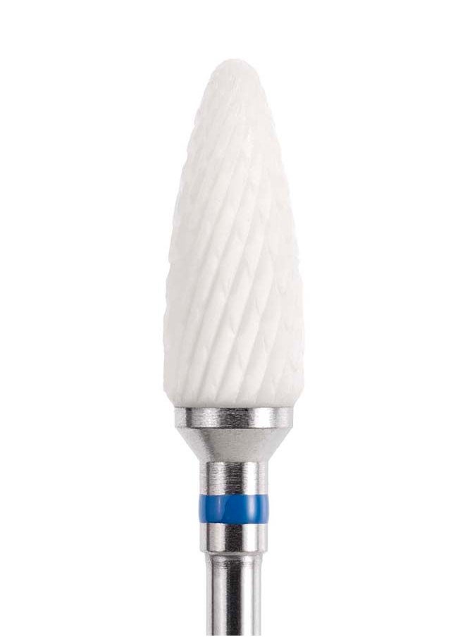 brunson Ceramic bit – Pro, medium 14.0/6.0 mm  Nail Drill Bits Nail Drill  File Bits for Acrylic Gel Nails Cuticle Manicure Pedicure BC02  - Image 2