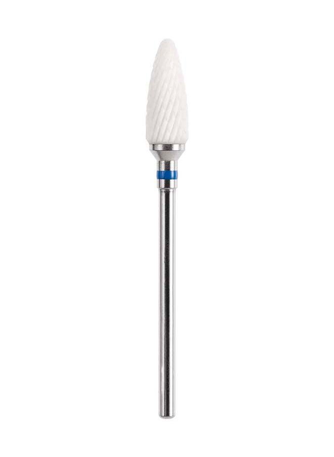 brunson Ceramic bit – Pro, medium 14.0/6.0 mm  Nail Drill Bits Nail Drill  File Bits for Acrylic Gel Nails Cuticle Manicure Pedicure BC02  - Image 1