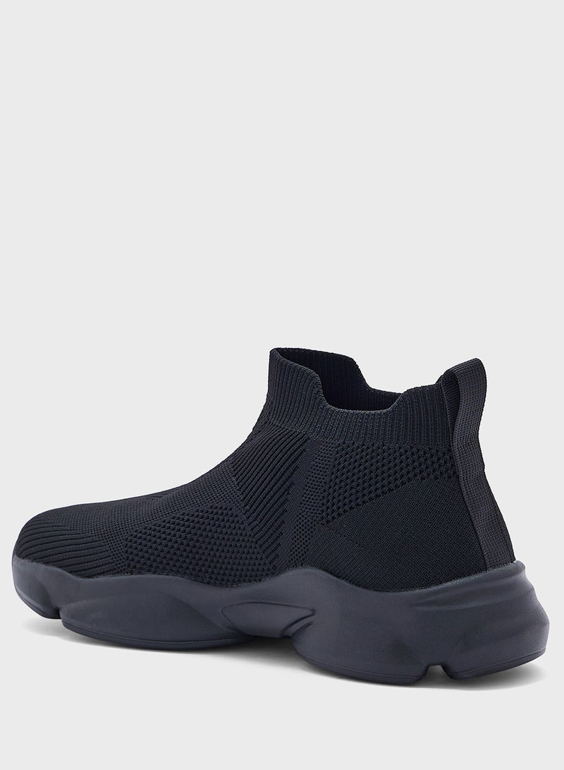 Seventy Five Casual Knitted Pull On Sneakers  - Image 2