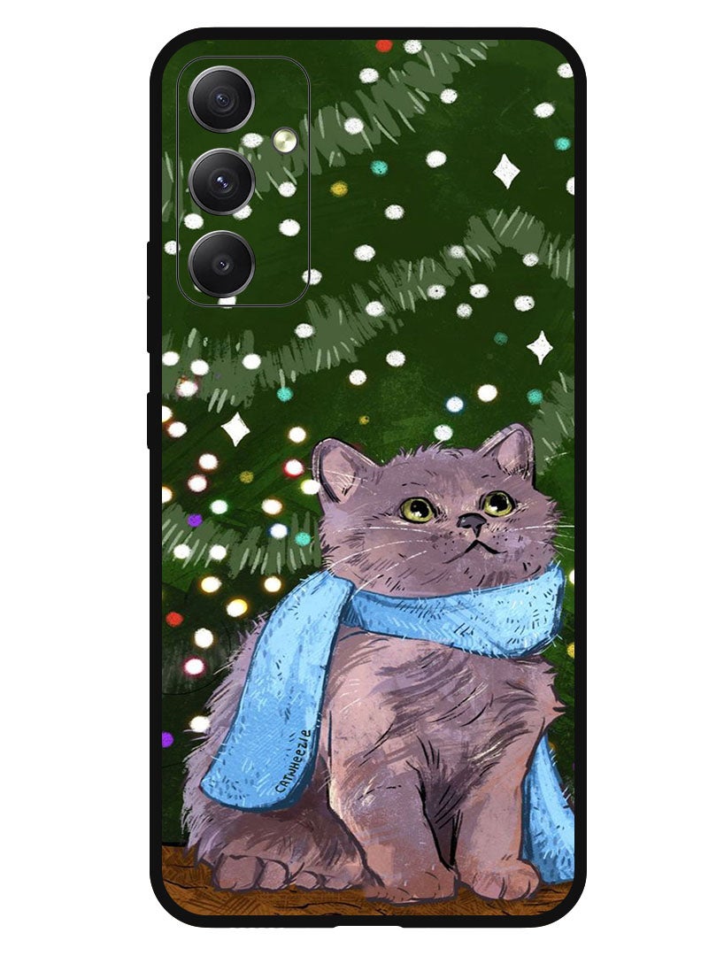 Theodor Protective Case Anti Scratch Shock Proof Bumper Cover For Samsung Galaxy M34 5G Cute Cat - Image 1