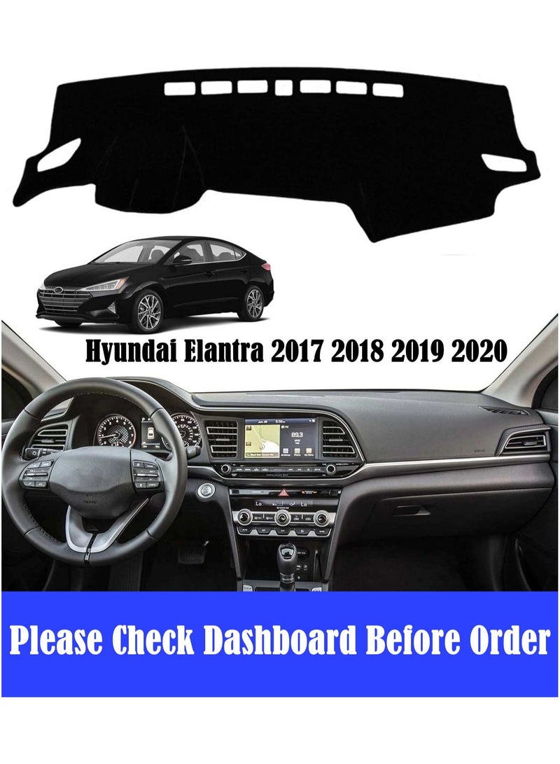 Car Dashboard Cover For Hyundai Elantra 2017, 2018, 2019, 2020 - Image 1