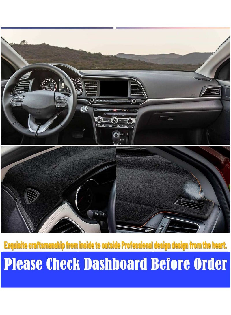 Car Dashboard Cover For Hyundai Elantra 2017, 2018, 2019, 2020 - Image 2