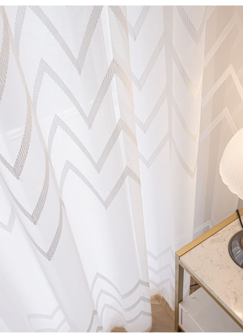 1 Piece Sheer Curtain for Room Decoration Window Curtain Net