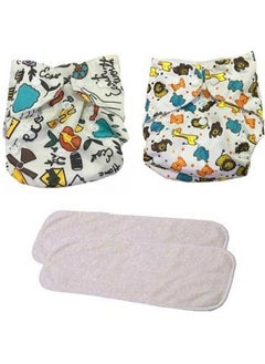 Chinmay Kids Baby Cloth Diaper Pants Adjustable Reusable Washable Printed Button Diaper For Babies;Infants;Toddlers (Age 0 To 2 Years) (Whitewhite Lion)  - Image 1
