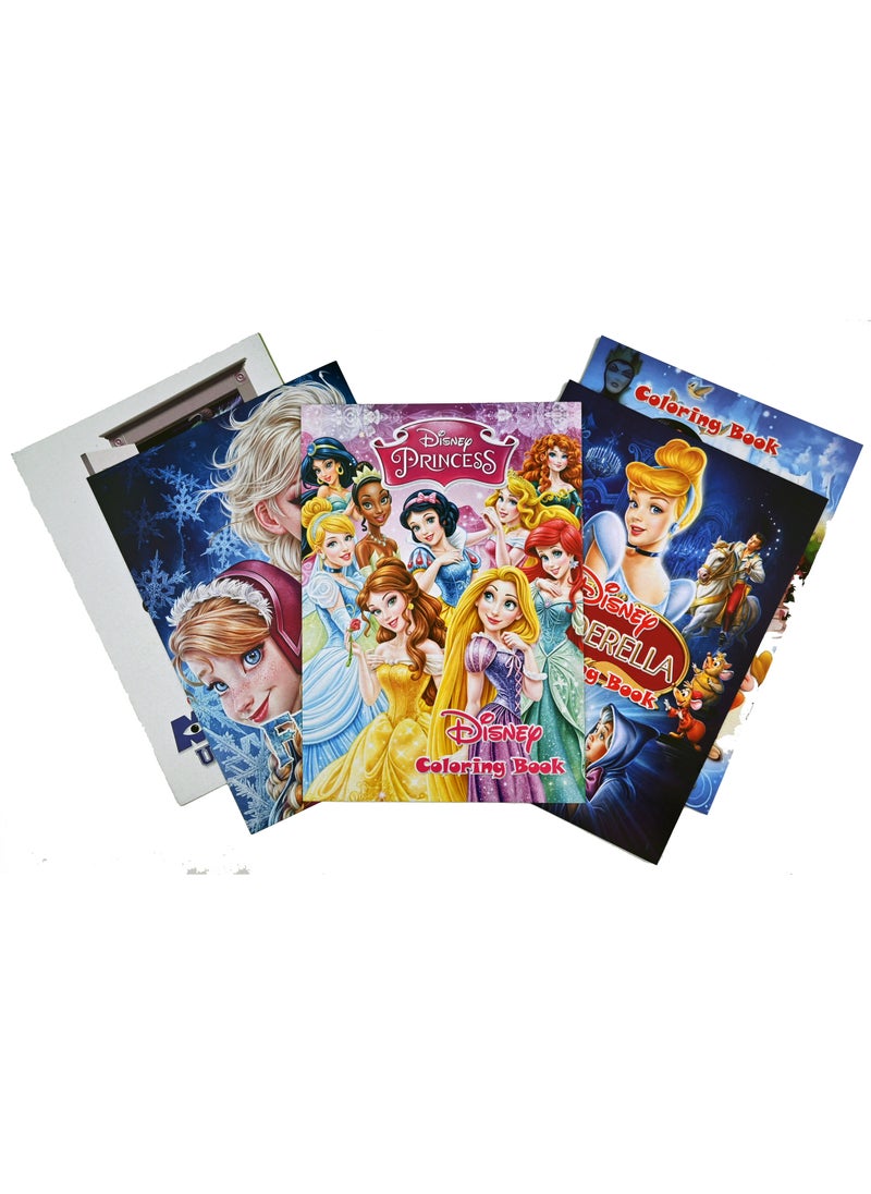 Disney Coloring Book Large 5 Pieces  - Image 1