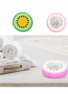 SYOSI Baby Bath Sponge, 4pcs Fruit Kids Shower Brushes, Ball, Foam Rub, Exfoliating Tools Body Washing Loofah Cleaning Towel For Adults  - Image 5