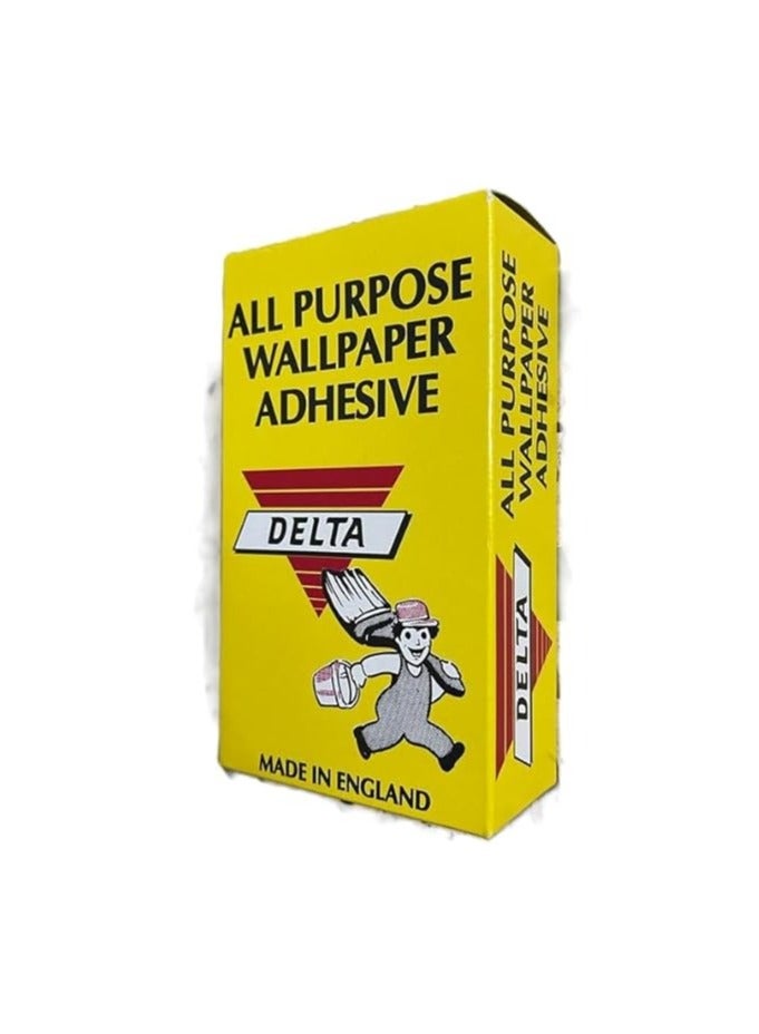 Delta Wallpaper Adhesive – Premium Quality, Made in England – Strong, Fast-Drying Adhesive for All Wallpaper Types – Easy Application and Long-Lasting Hold – Ideal for Residential and Commercial Use - Image 1