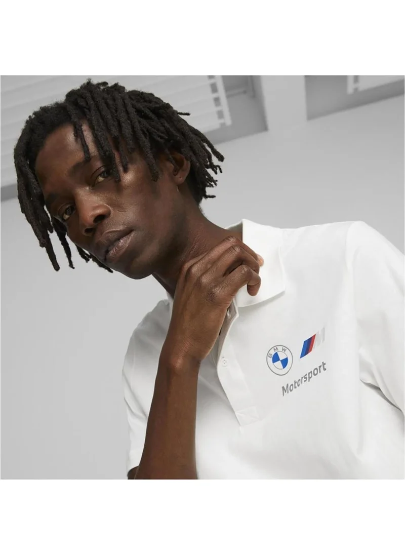 PUMA BMW MMS ESS White Men's Polo T-Shirt