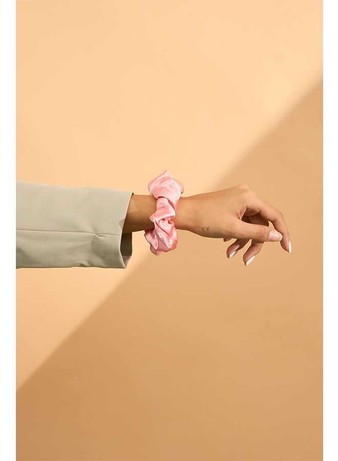 12 قطعة من أربطة الشعر الساتانية للنساء أربطة شعر مرنة ناعمة حافظة ذيل حصان لا تسبب تلف الشعر أربطة مطاطية إكسسوارات الشعر هدايا للنساء والفتيات المراهقات - Image 4