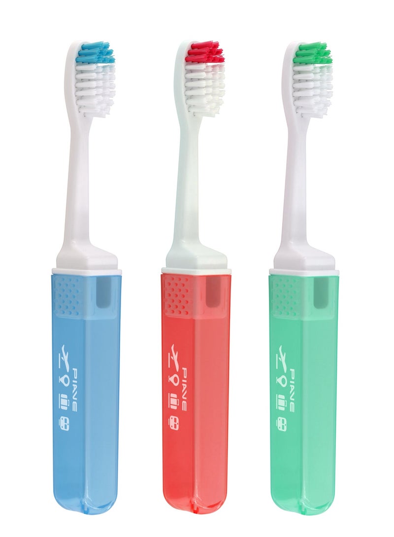 Piave Medium Toothbrush For Traveller - Image 2