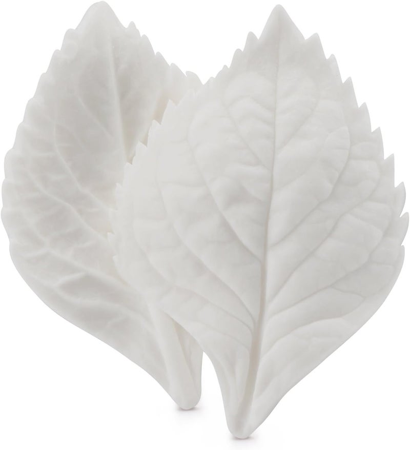 Beasea Silicone Leaf Fondant Mold, 6pcs Rose Leaf Cutter for Fondant Cake Decorations Styling Chocolate Sugar Cookie Cutter Set Silicone Mould - Image 3