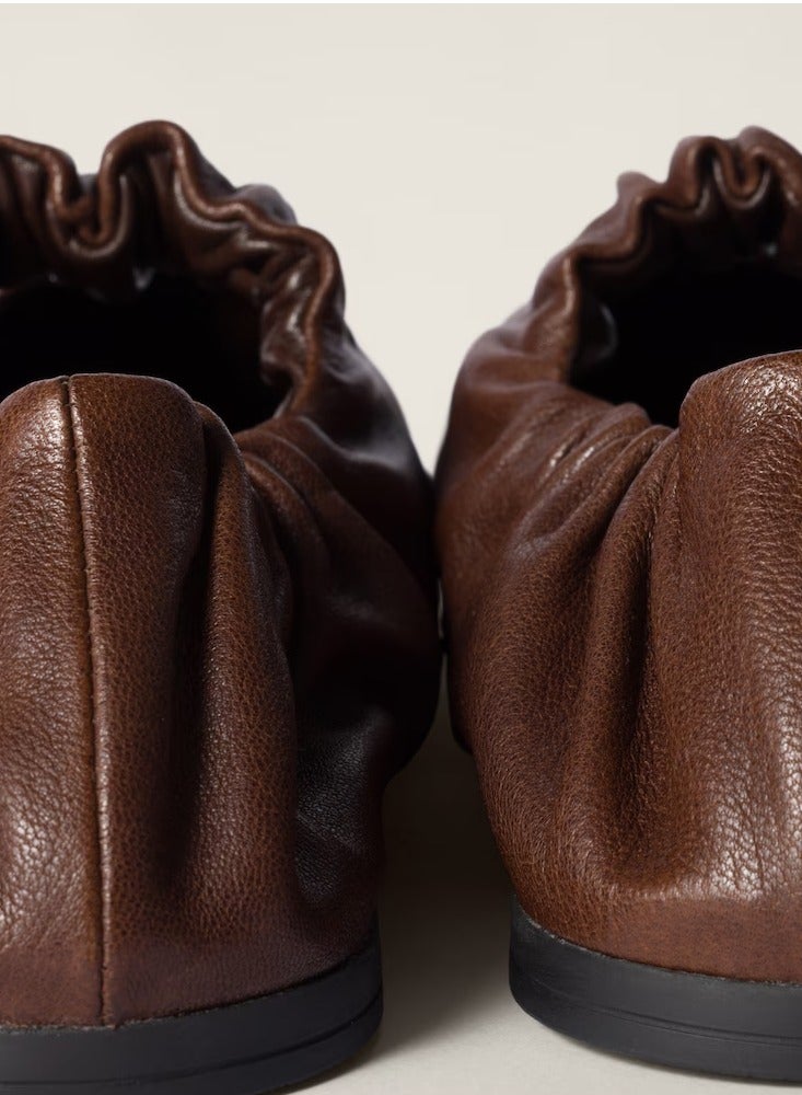 Miu Miu Ruches ballerinas in nappa leather - Image 3