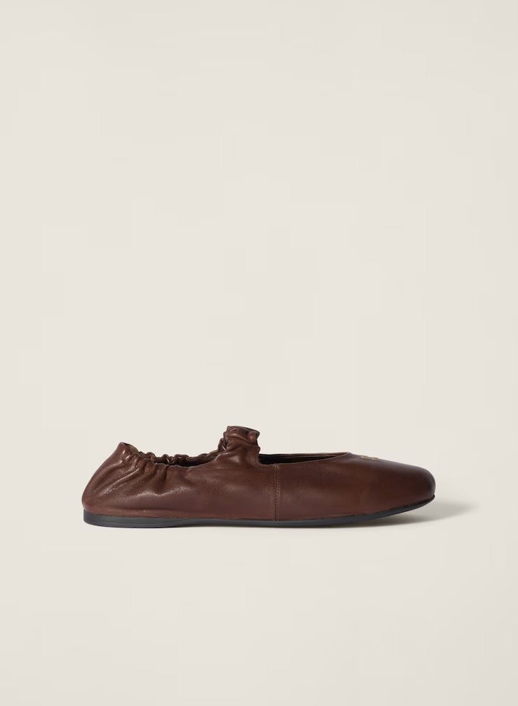 Miu Miu Ruches ballerinas in nappa leather - Image 2
