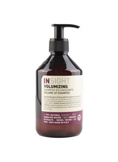 Insight Clean Beauty Volume Up Shampoo for Softer Hair Organic Ginseng Extract, Vegan, 13.5 fl oz  - Image 1