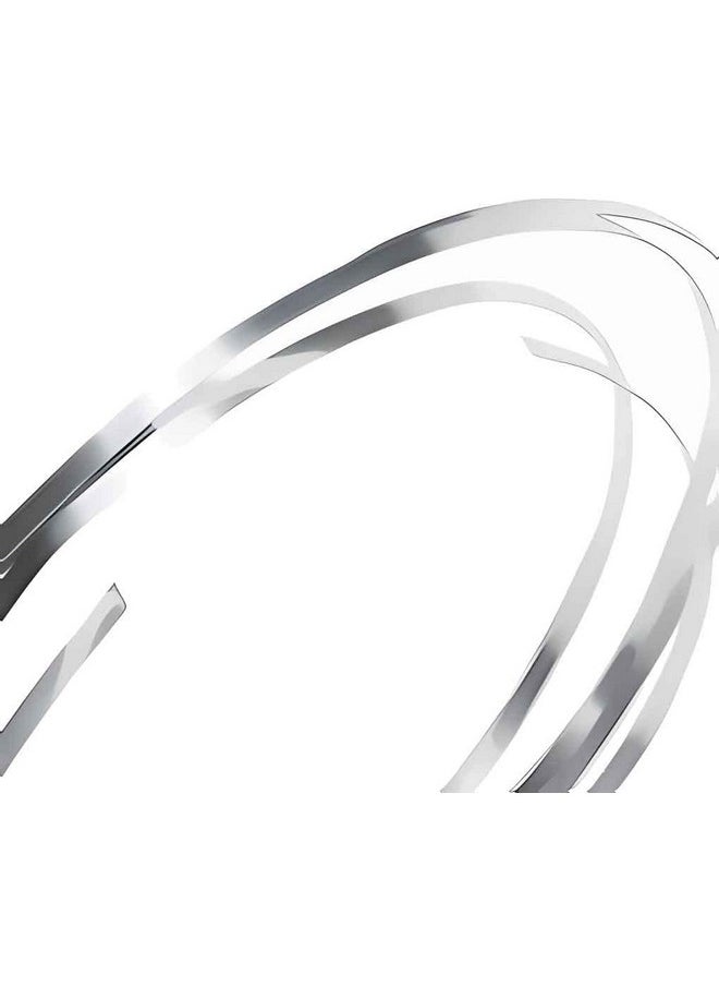 uGems - Bezel Wire Very Small Cloisonne Strip .999 Fine Silver Flat .060" X .005" (Qty=24 Inches) - Image 1