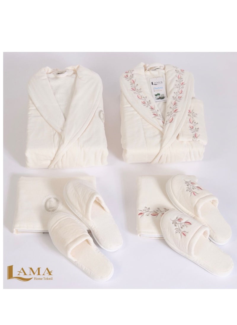 LAMA Home Tekstil - Set Bath Robe Lisbon Double - Image 1