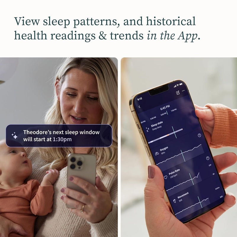 Owlet Dream Sock  FDACleared Smart Baby Monitor  Track Live Pulse Heart Rate Oxygen in Infants  Receive Notifications - Image 4