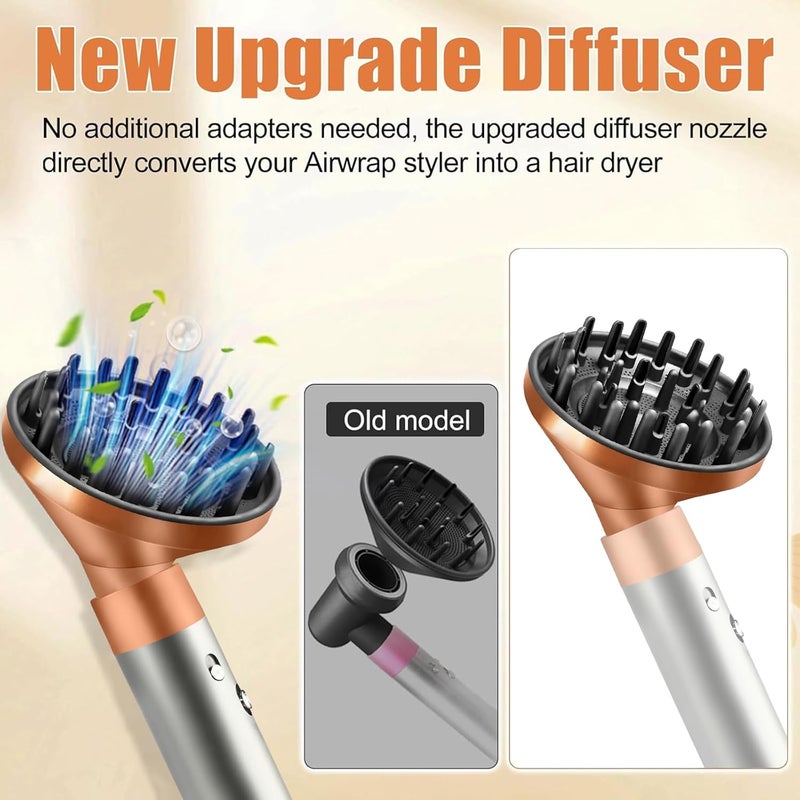 Chuancheng Upgraded Diffuser Nozzle Attachment for Dyson for Airwrap, Converting for Airwrap Styler to Hair Dryer Diffuser Attachment, 973365-01 - Image 3