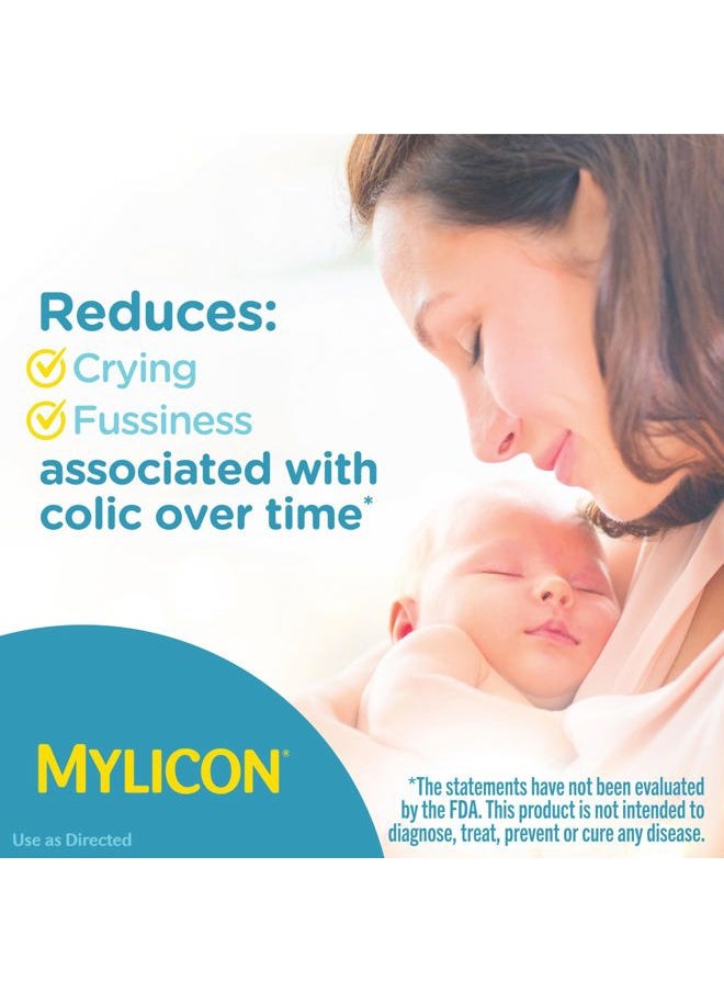 Mylicon - Infants' Mylicon Daily Probiotic Drops, for Colic and Fussiness, 8mL, 21 Daily Doses - Image 1