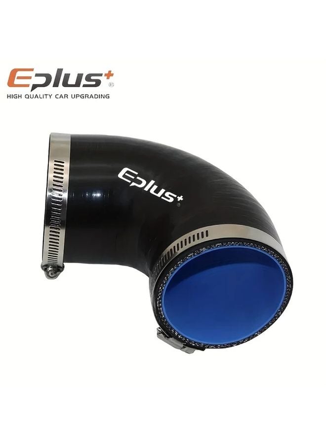 Black 76mm High Temperature Automotive Silicone Hose 90 Degree Bend Turbo Pipe - Image 3