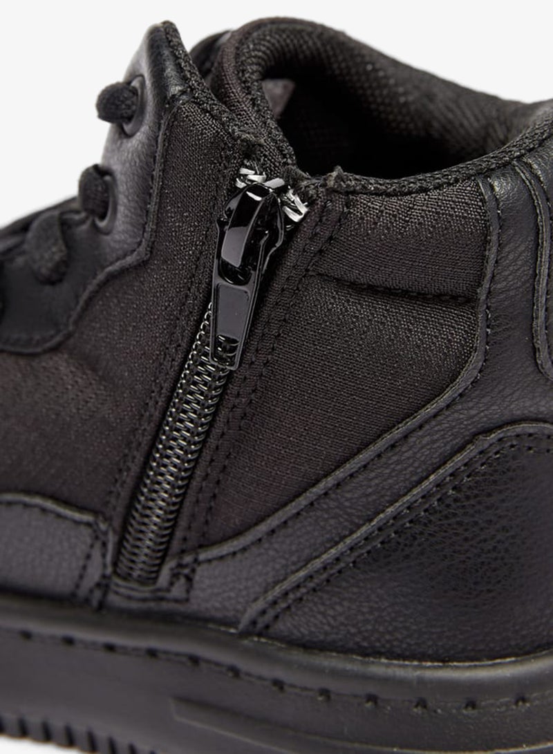 سيد دوتشيني سنيكرز أولاد عالي بسحاب وجوانب متباينة - Image 5