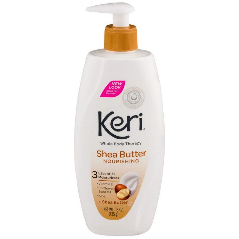 Keri Whole Body Therapy Nourishing Shea Butter Lotion 15 oz Pack Of 4