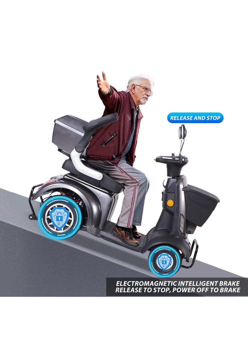 4-Wheel Electric Powered Mobility Scooter Wheelchair for Adults & Seniors - Pre-Assembled, 418lbs Capacity, 34~37 Miles Range, Up to 10.56~15.53MPH - pzsku/Z96AC0EB9CCB338CAC774Z/45/_/1736237808/c896f2a5-be3a-4994-9efa-6fb57c3e29cc