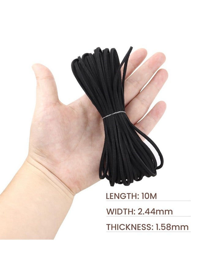 Tenalleys Tenalleys Leather String Suede Cord Leather Cords Rope String for Jewelry Making Necklace Bracelet Art Crafts Beading (3 Colors,3mm x 10.9 Yard)  - Image 2